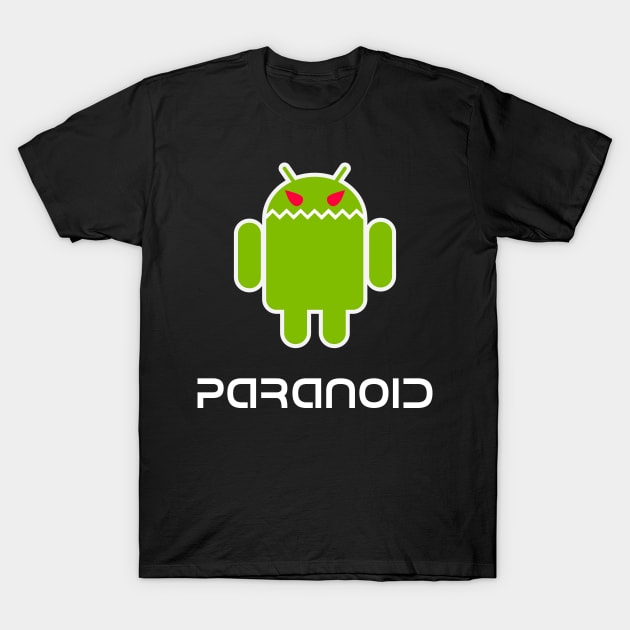 PARANOID ANDROID T-Shirt by KARMADESIGNER T-SHIRT SHOP